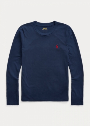 W POLO BSR LSL CRUISE NAVY