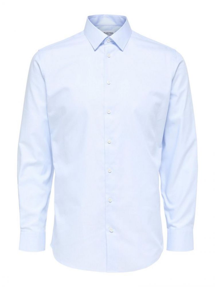 SLHSLIMETHAN SHIRT LS LIGHT BLUE  
