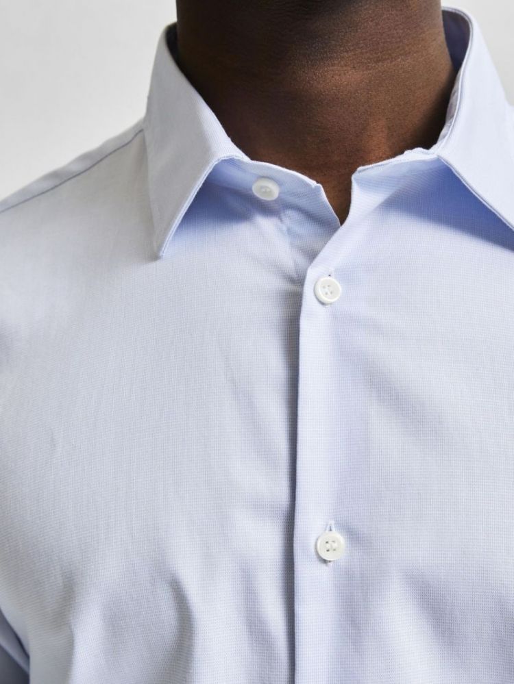 SLHSLIMETHAN SHIRT LS LIGHT BLUE  