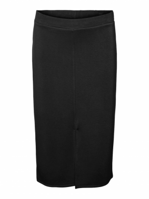 VMMOCCA MW CALF SKIRT  BLACK