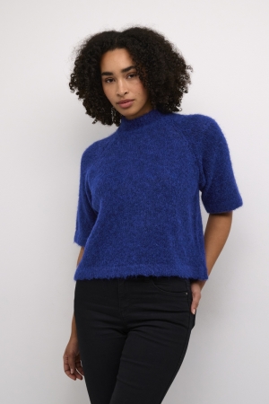 KAAMILIE KNIT PULL BEACON BLUE