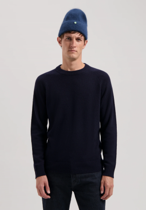 DS STEFAN CREWNECK COLLEGIATE BLUE