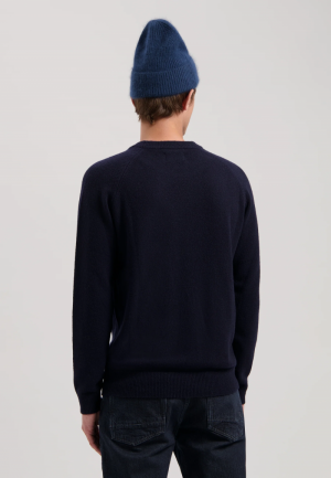 DS STEFAN CREWNECK COLLEGIATE BLUE