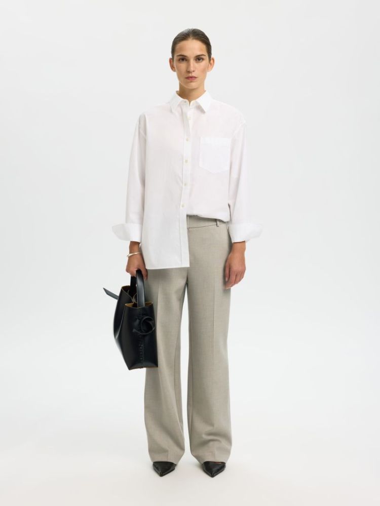 SLFRITA WIDE PANTS ISLAND FOSSIL