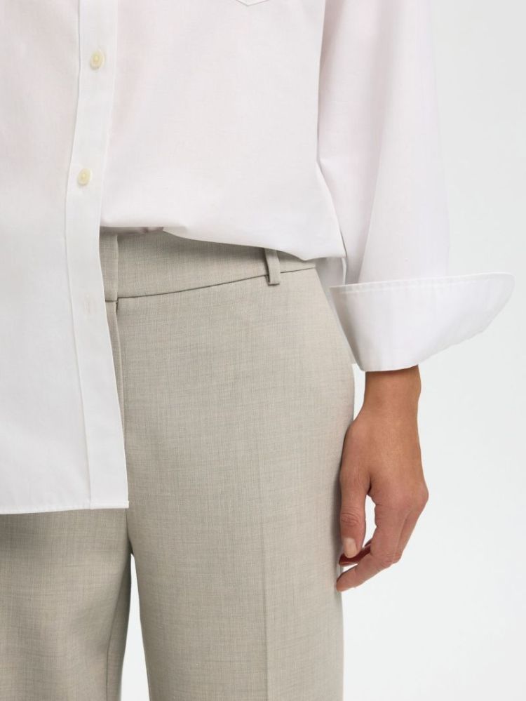 SLFRITA WIDE PANTS ISLAND FOSSIL