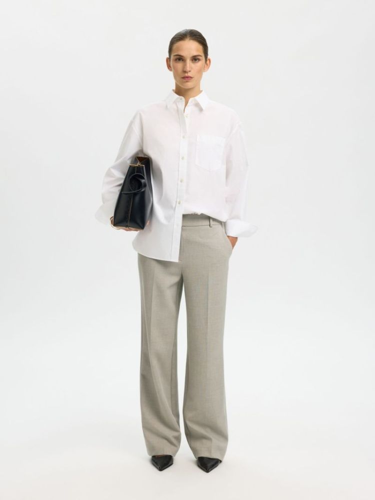 SLFRITA WIDE PANTS ISLAND FOSSIL