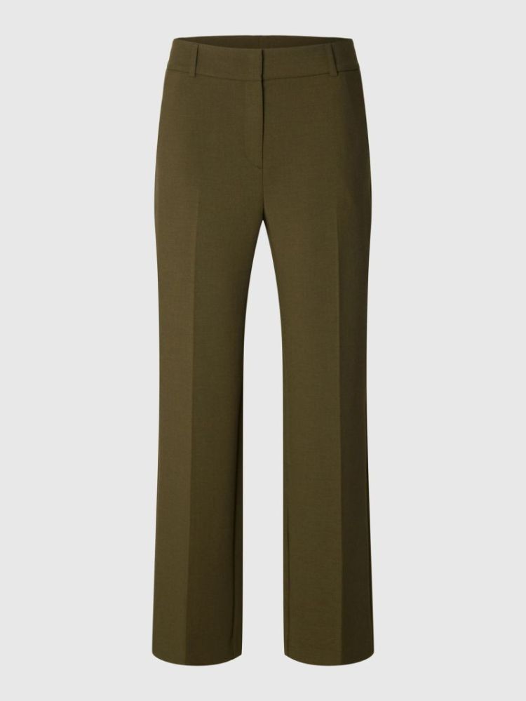 SLWRITA WIDE PANT FIG GREEN