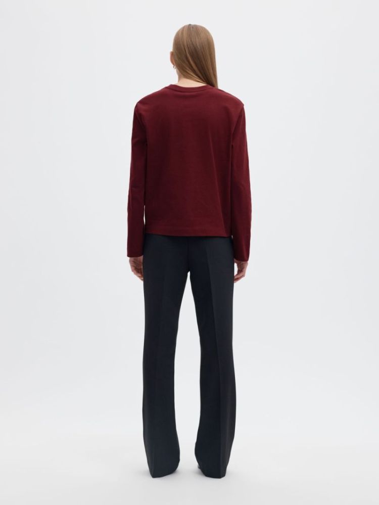 SLWESSENTIAL LS BOXY TAWNY PORT