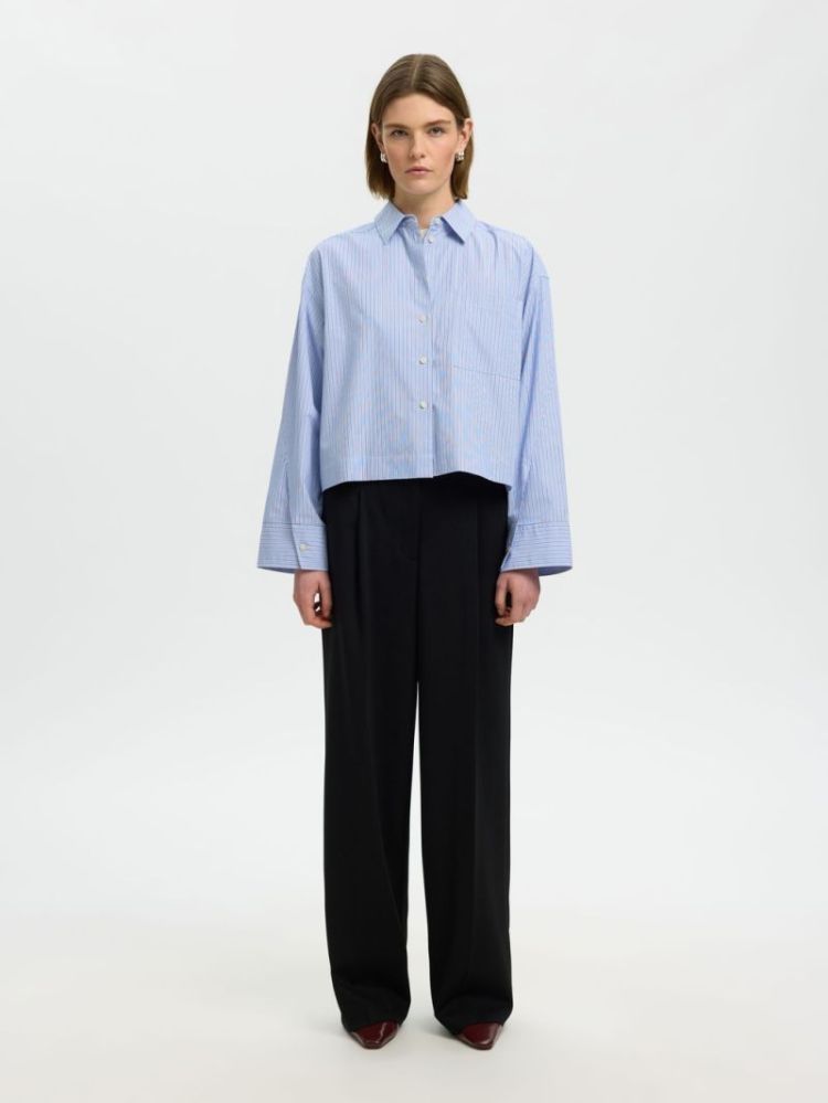 SLWDANNIE CROPPED DARK SAPPHIRE