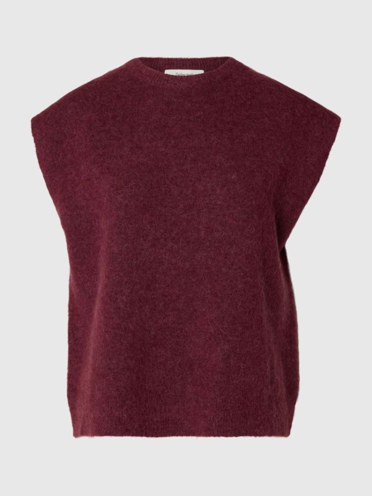 SLWLULU SL KNIT TAWNY PORT