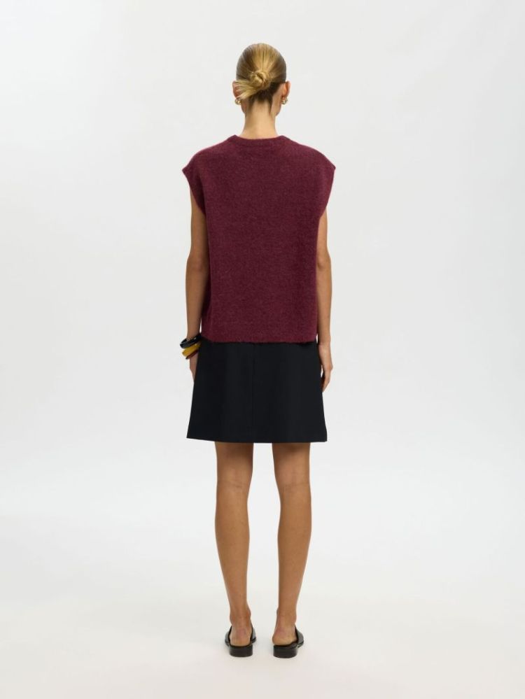 SLWLULU SL KNIT TAWNY PORT
