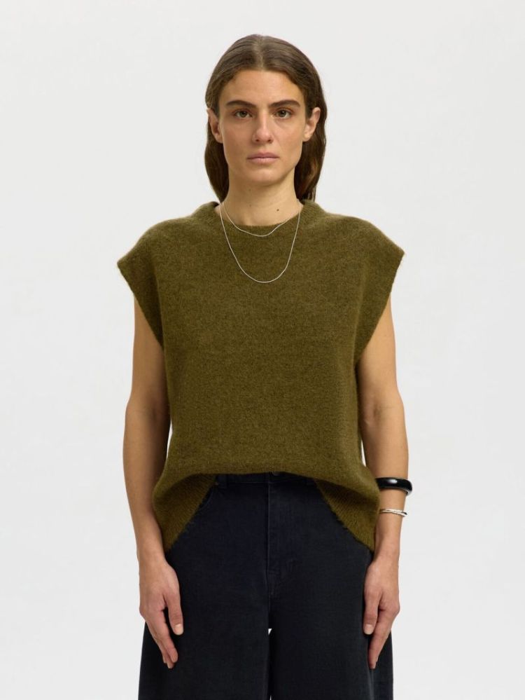SLWLULU SL KNIT FIT GREEN