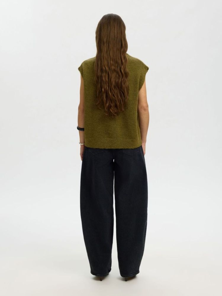 SLWLULU SL KNIT FIT GREEN