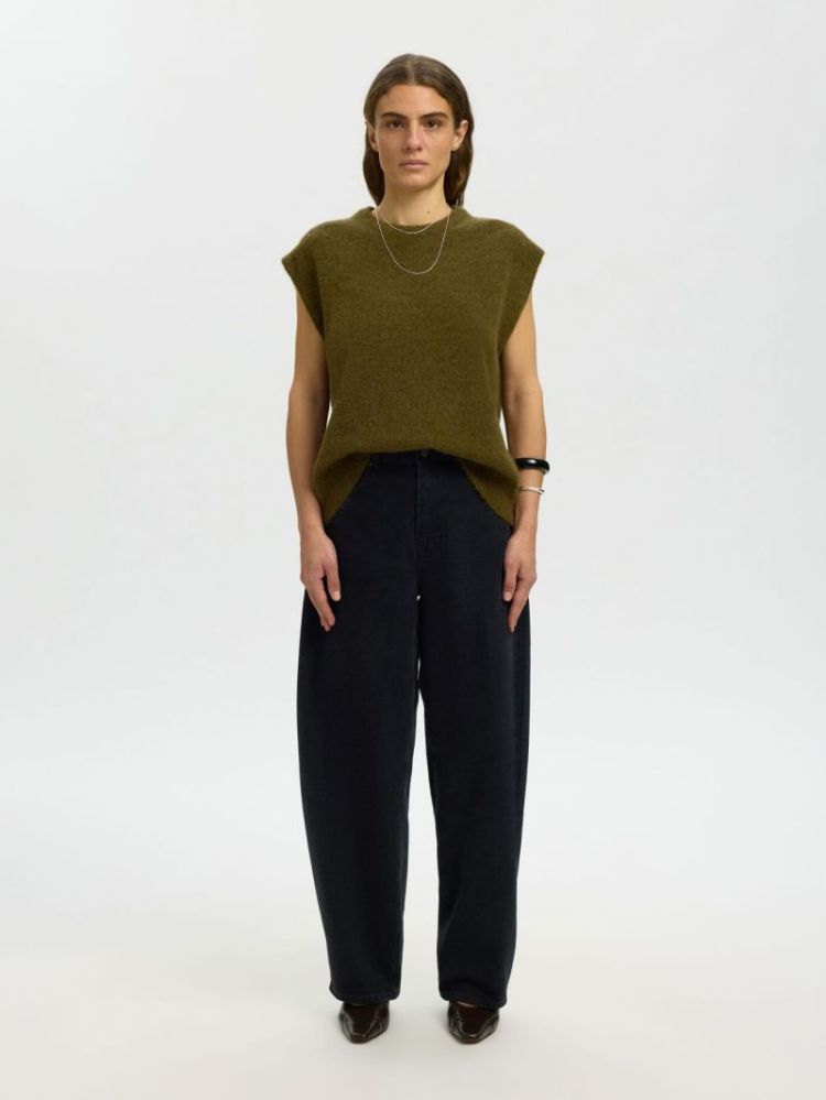 SLWLULU SL KNIT FIT GREEN
