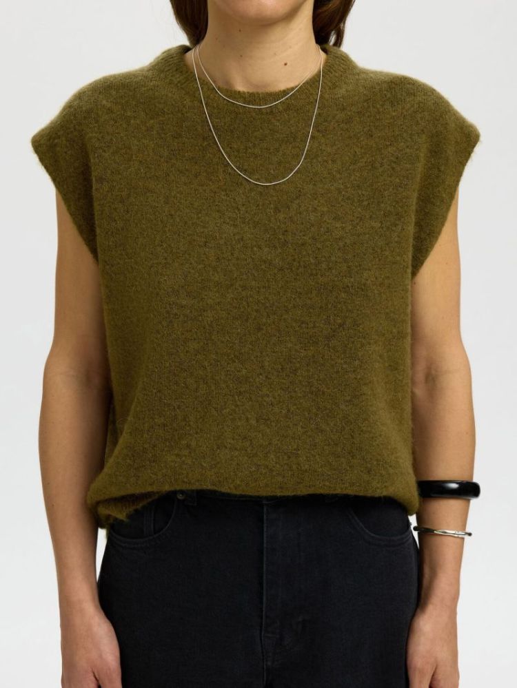 SLWLULU SL KNIT FIT GREEN