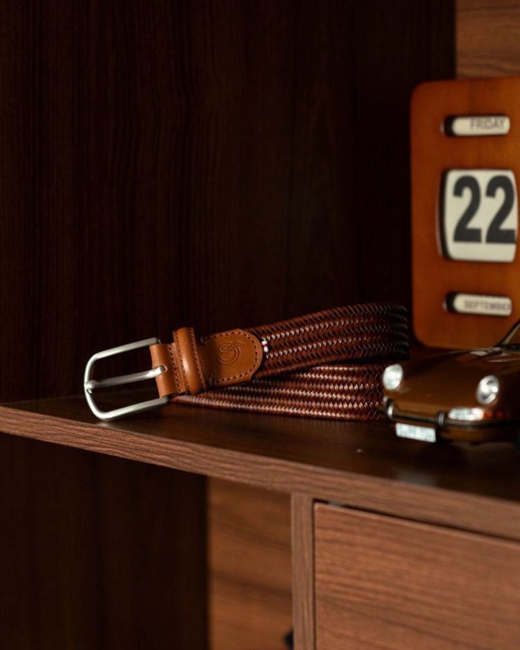 LA BOUCLE MONO COGNAC BROWN