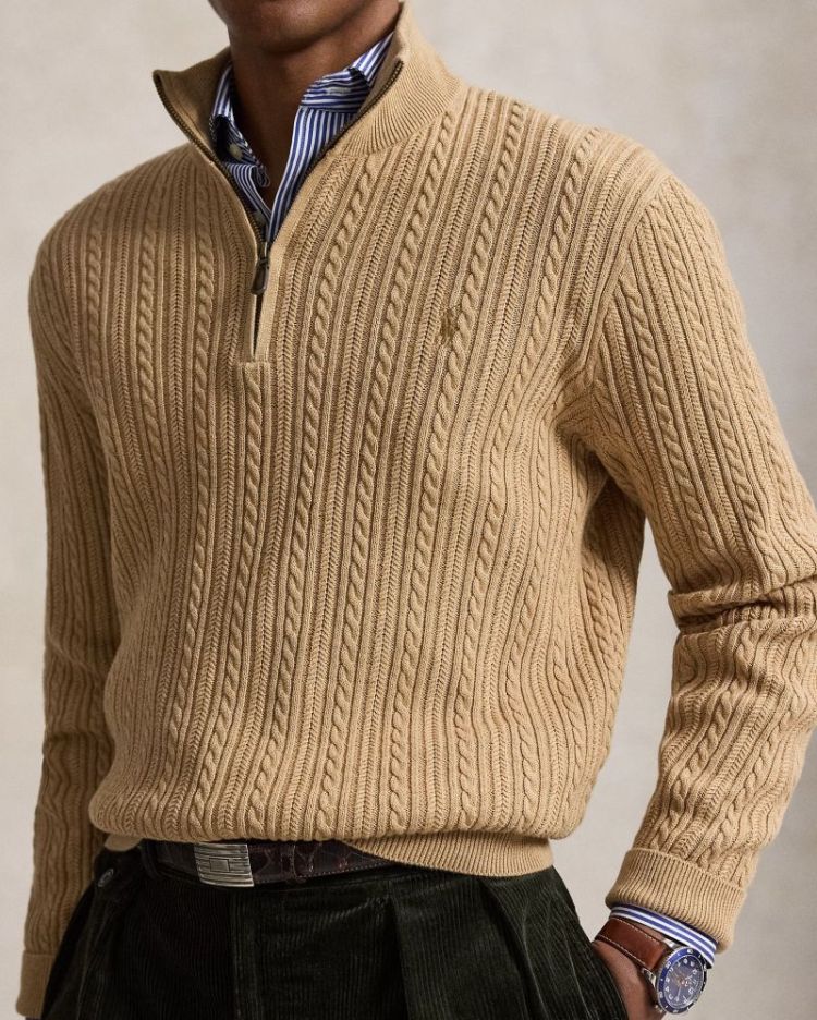 SWEATER-PULLOVER CAMEL  