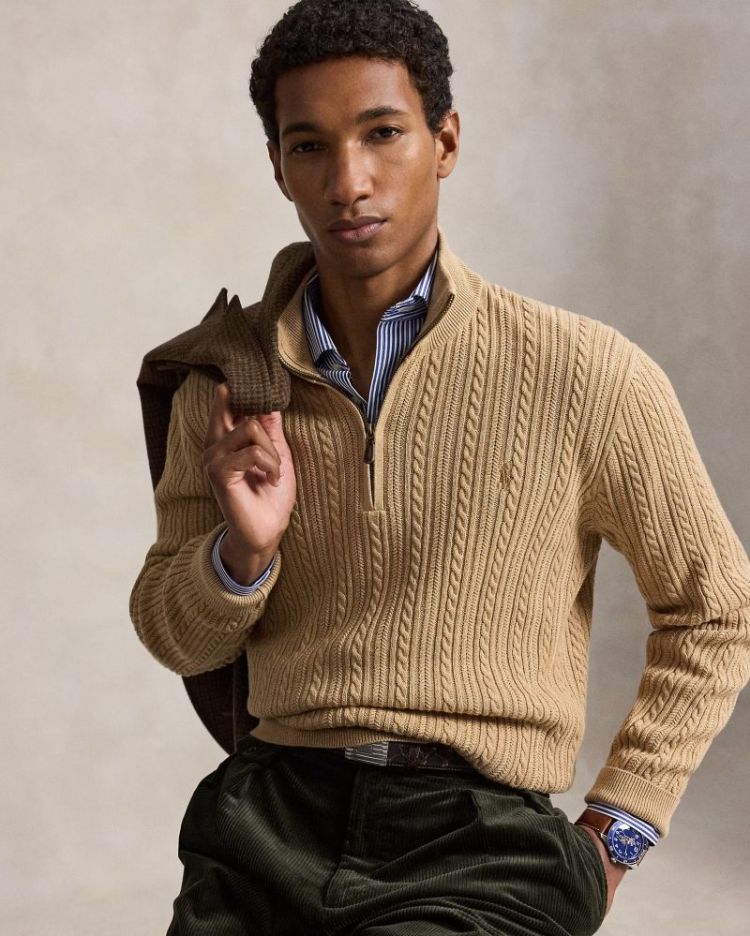 SWEATER-PULLOVER CAMEL  