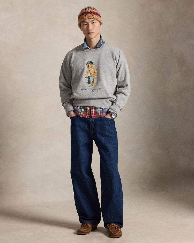 KNIT SWEATSHIRT ANDOVER HEATHER
