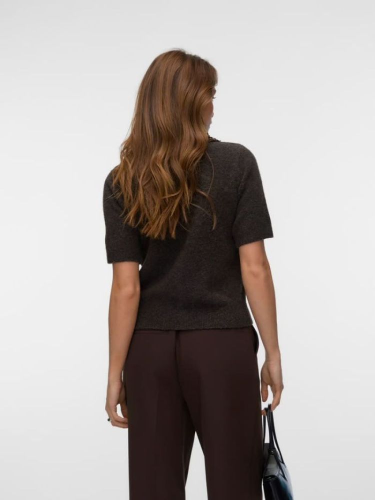 VMJONAH CARDIGAN CHOCOLATE TORTE